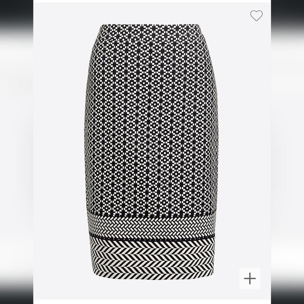 Free with any purchase💗J Crew chevron pencil skirt in size 4